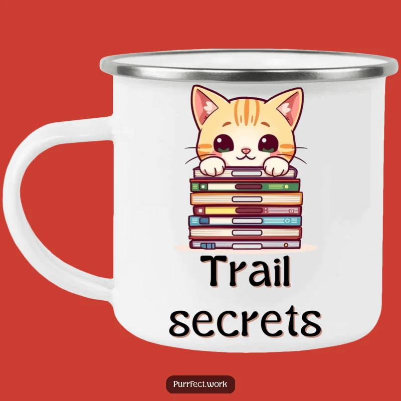 Funny Cat Campfire Mug: Curious Adventures in the Wild