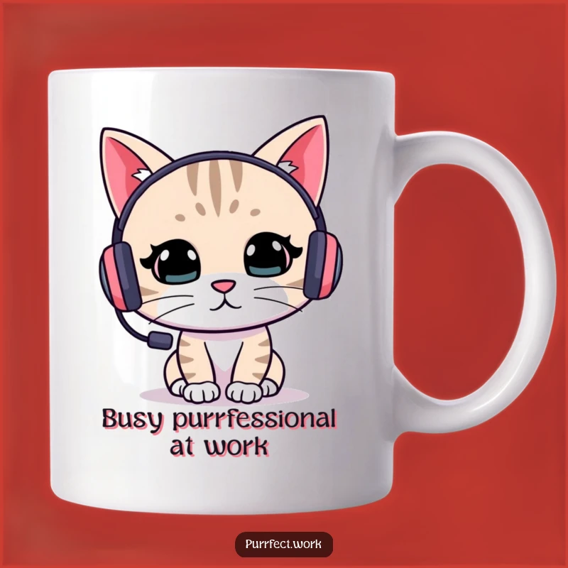 Funny Cat Gamer Mug: The Purrfect Gift for Focused Felines & Keyboard Warriors!
