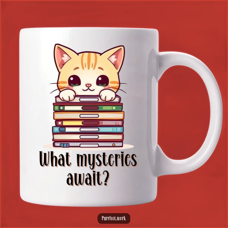 Funny Cat Office Files Mug: A Curious Gift for Desk Dwellers