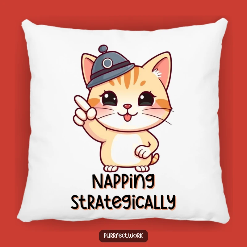Funny Boss Cat Pillow: Comfort and Command for Your Workspace Relaxation