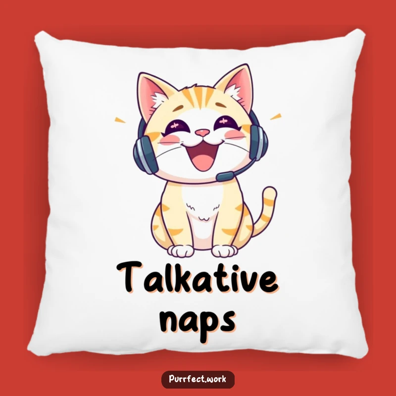 Funny Cheerful Cat Pillow: Add Lively Comfort to Your Home