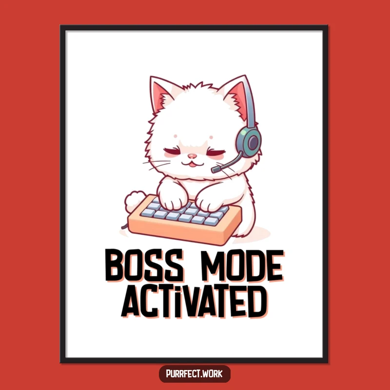 Funny Cat Coder Digital Art: Instant Techie Decor