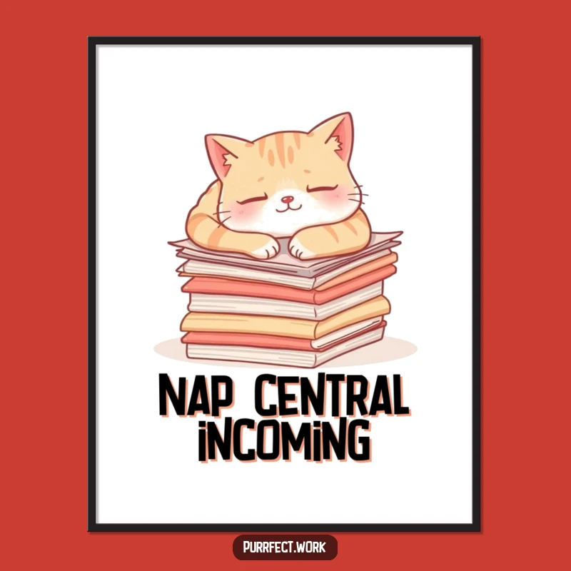 Funny Content Cat Digital Art: Hilarious Artwork for Instant Wall Decor
