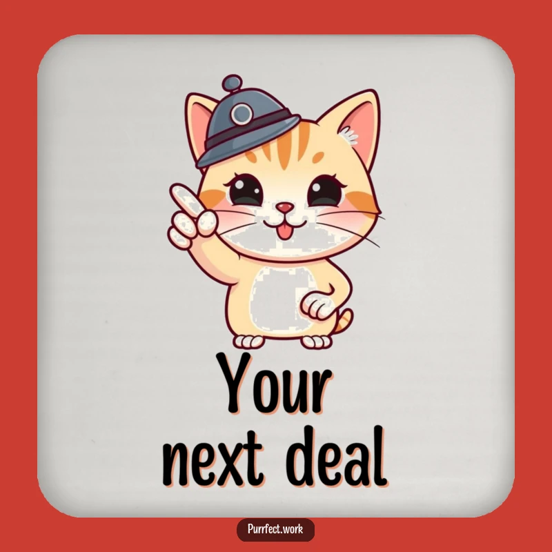 Funny Boss Cat Coasters: Protect Your Surfaces with Feline Authority