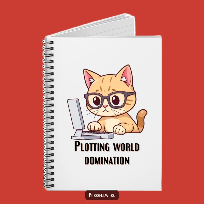 Funny Cat Glasses Notebook: Journal Your Brilliant Ideas with Feline Charm