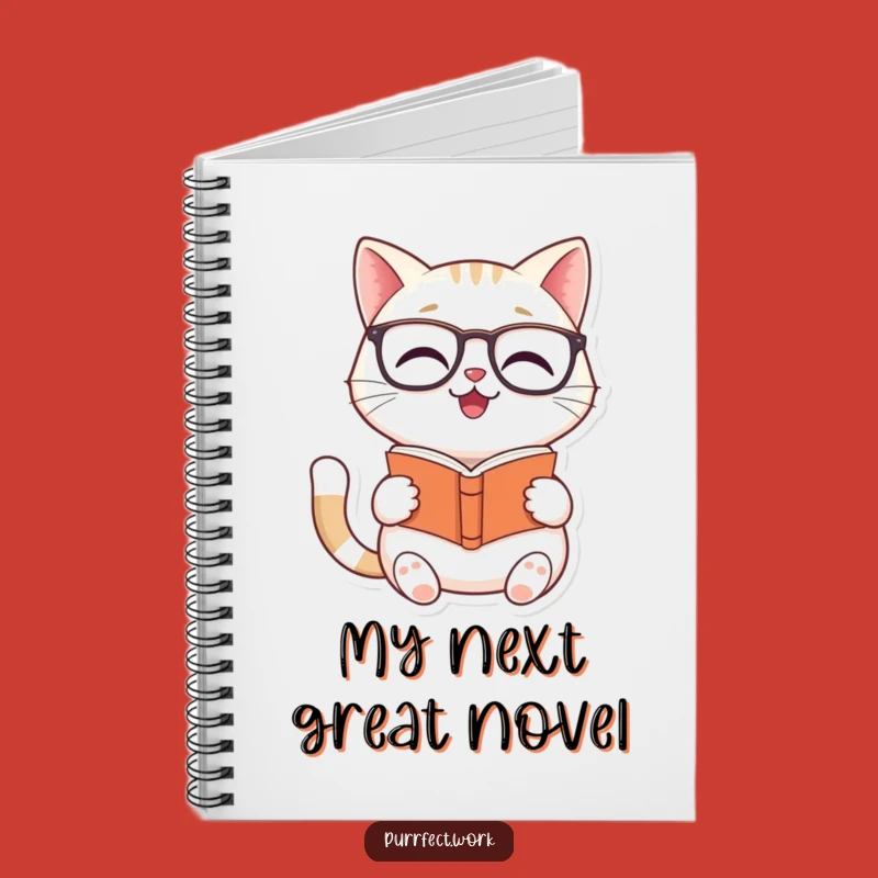 Funny Cat Reader Notebook: Journal Your Thoughts with a Wise Feline, Great Funny Gift!