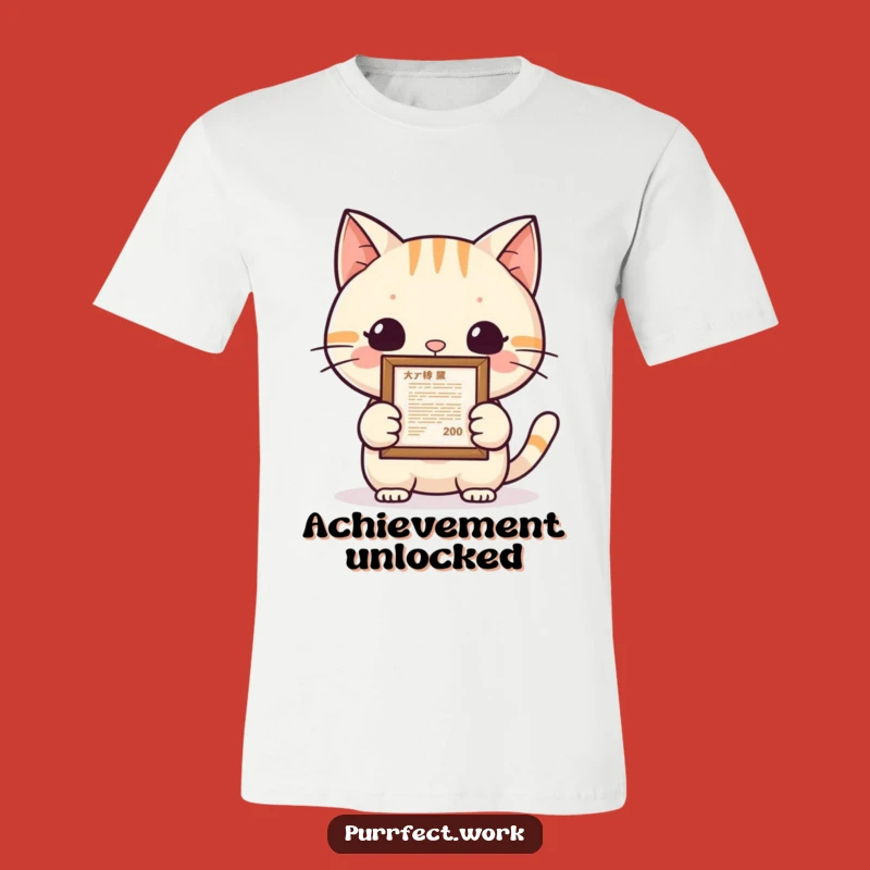 Funny Cat Proud Grad T-Shirt: Wear Your Success - Hilarious Gift!