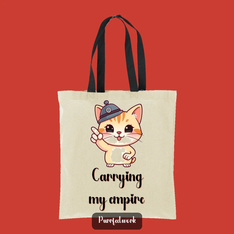 Funny Boss Cat Tote Bag: Carry Your Plans and Priorities with Feline Authority