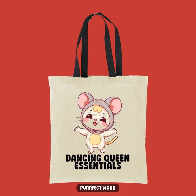 Funny Mouse Cat Tote Bag: Playful Costume Accessory, Perfect Funny Gift!